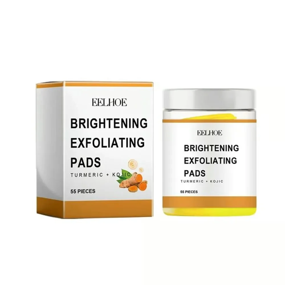 Brightening Exfoliating Pads- Turmeric + Kojic, 3 pack bundle - Picture 1 of 4
